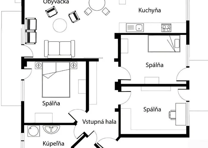 Appartamento 4-room Záhorská Bystrica