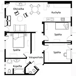 Apartmán 4-room Zahorska Bystrica